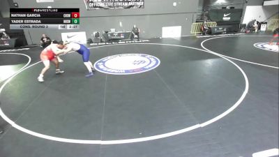 Cons. Round 3 - Nathan Garcia, Chino High School Wrestling vs Yader Estrada, Norwalk High School Wrestling