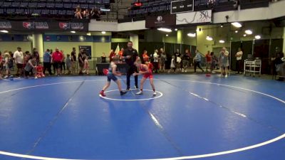 58 lbs Cons. Sub-semis - Gabriel Roark, Open Mats Wrestling Club vs Sam Levine, Steel Valley Renegades
