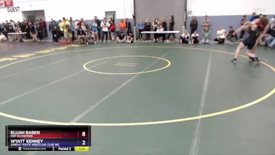 165 lbs Champ. Round 1 - Wyatt Kenney, Juneau Youth Wrestling Club Inc. vs Elijah Raben, Mat-Su Matmen