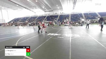109 lbs Final - Jaymien Vergara, Riverside Rascals vs Keenan Paz, Gold Rush Wrestling