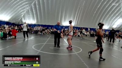 130 lbs Finals (2 Team) - Brendan Kinley, Rogue WC vs Parker Suffridge, Crossroads Wrestling