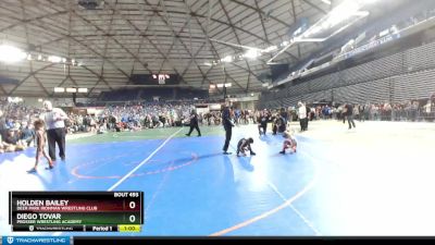 53 lbs Cons. Semi - Holden Bailey, Deer Park Ironman Wrestling Club vs Diego Tovar, Prosser Wrestling Academy