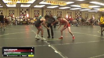 155 lbs Quarterfinals (8 Team) - Brandon Karwoski, SVRWC vs ALEX MESSINGER, Elite Wrestling