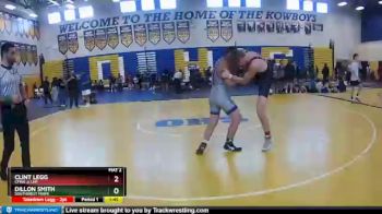 120 lbs Quarterfinal - Clint Legg, CFWA @ LHP vs Dillon Smith, Southwest Miami