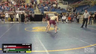 160 lbs Cons. Round 1 - Sean Anderson, Minot vs Colton Adams, Williston