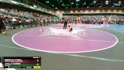 67-68 lbs Round 3 - Apollo Durrer, Oakdale vs Brentley O`Neill, Douglas County Grapplers