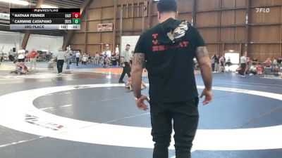 112 lbs 3rd Place - Nathan Fenner, Easton vs Carmine Catapano, 2025 War At Shore Champion