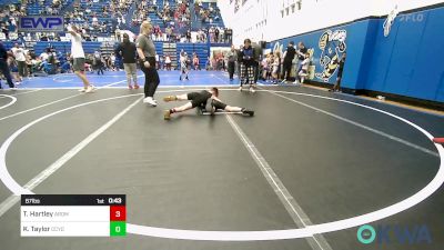 67 lbs Round Of 32 - Ty Hartley, ARDMORE TAKEDOWN CLUB vs Kaseten Taylor, CCYO