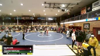 215 lbs Cons. Round 6 - Preston Wentling, Ridgeline vs Talon Cate, Omak