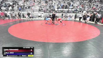 62 lbs Champ. Round 2 - Taina Fernandez, MD vs Carla Arce, WA