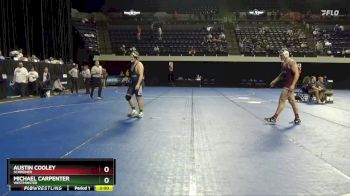 285 lbs Champ. Round 1 - Austin Cooley, Schreiner vs Michael Carpenter, Westminster