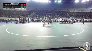 G6A-115 lbs Champ. Round 1 - Adriana Thompson, Jenks-Girls vs Evelyn Jerez Gamas, Putnam City-Girls