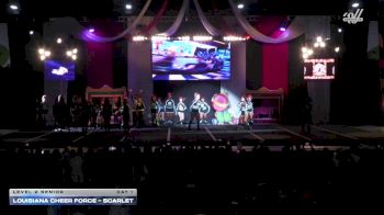 Louisiana Cheer Force - Scarlet [2025 L2 Senior Day 1] 2025 ASC Battle Under the Big Top Grand Nationals