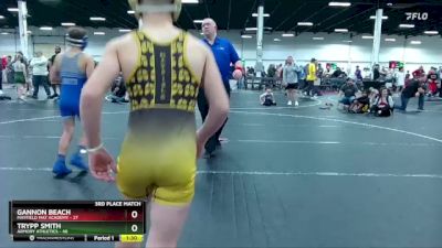 110 lbs Placement (4 Team) - Gannon Beach, Mayfield Mat Academy vs Trypp Smith, Armory Athletics