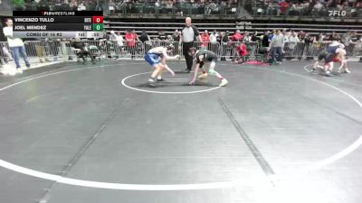112 lbs Consi Of 16 #2 - Vincenzo Tullo, Bitetto Trained Wrestling vs Joel Mendez, Yale Street