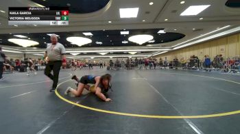 130 lbs Consi Of 16 #2 - Kaila Garcia, Lvl 5 Wrestling vs Victoria Melgoza, Threshold WC