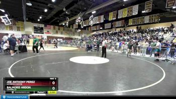 160 lbs Champ. Round 3 - Joe Anthony Perez, La Costa Canyon vs Balmoris Ardon, Camarillo