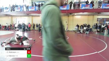 138 lbs Consi Of 8 #2 - Zachary Robinson, Holliston vs John Fabrizio, Timberlane