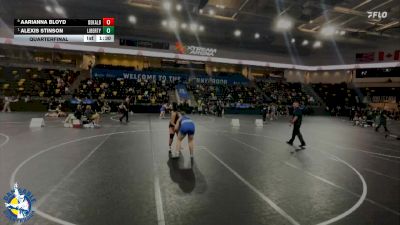 235 lbs Quarterfinal - Alexis Stinson, Liberty vs Aarianna Bloyd, DeKalb