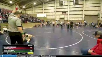 110 lbs Placement (16 Team) - Kyler Spencer, Spanish Fork vs Gus Higgins, Pleasant Grove