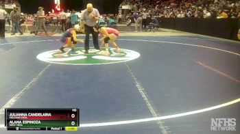 Girls 100 lbs Cons. Round 3 - Julianna Candelaria, Volcano Vista vs Alana Espinoza, West Mesa