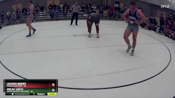 288 lbs Round 4 (8 Team) - Micah Hach, South Dakota Lightning vs Jayden Berry, Kansas Rattlers