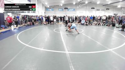 C-132 lbs Round Of 32 - Adrian Canales, Rebellion-Duals Only - MS vs Collin Furgeson, PA