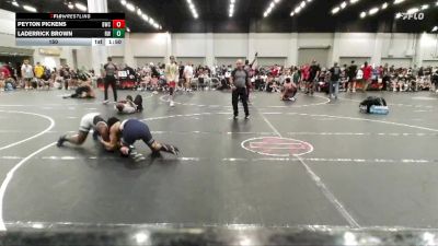 150 lbs Round 2 (6 Team) - Peyton Pickens, Blackman Wrestling Club vs Laderrick Brown, Refinery Wrestling