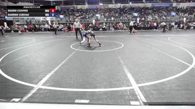 60 lbs Rr Rnd 4 - Raden Cooper, Odessa Youth Wrestling vs Darren Cuevas, Shelton Wrestling Academy