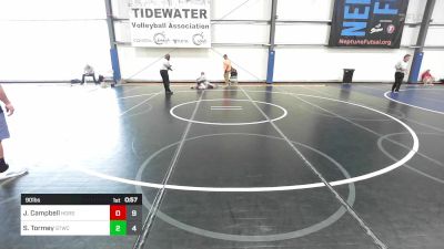 90 lbs Rr Rnd 1 - Jacob Campbell, Iron Horse Wrestling Club vs Shane Tormey, Shore Thing Sand