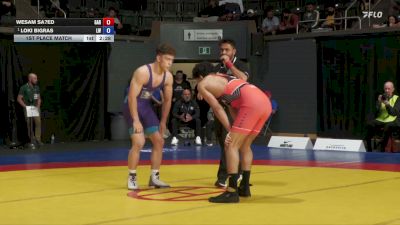 79 kg 1st Place Match - Wesam Sa?ed, GTA Alliance RTC vs Loki Bigras, London-Western WC
