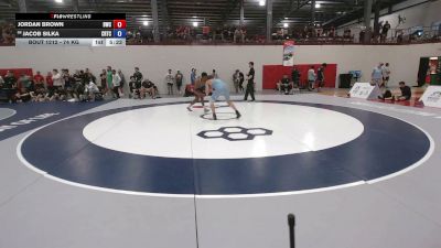74 kg Cons. Sub-rd Of 32 - Jordan Brown, Bearcat Wrestling Club vs Jacob Silka, Charleston Regional Training Center