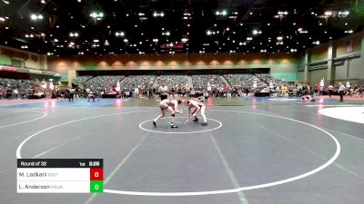 125 lbs Round Of 32 - Mikey Ladkani, Southern Oregon-UNATT vs Leo Anderson, Montana-Northern