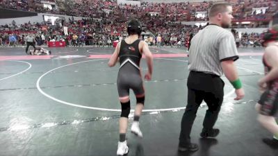 130 lbs Cons. Round 2 - Jace Jones, Wisconsin vs Judah Bourget, Bloomer/Colfax