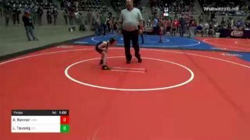 49 lbs Final - Anterryo Banner, Hurricane Wrestling Academy vs Luke Taussig, Sly Fox