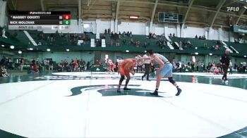 133 lbs Cons. Semi - Massey Odiotti, Northwestern vs Nick Molchak, Kent State