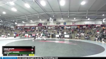 125 lbs Cons. Round 3 - Anthony Sagaris, Lake Erie vs Zach Shupp, Newberry