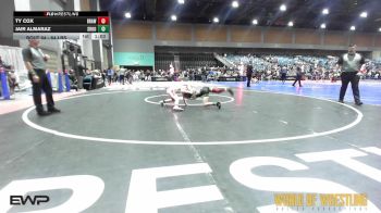 64 lbs 2nd Place - Ty Cox, Brawlers vs Jair Almaraz, Shootbox