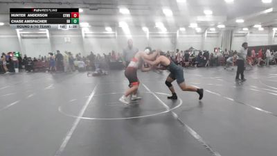 175 lbs Round 6 (10 Team) - Hunter Anderson, CHWHALE Blue vs Chase Amspacher, Rocket Rams
