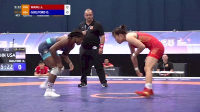 76 kg 1/8 - Dymond Guilford, USA vs Juan Wang, CHN
