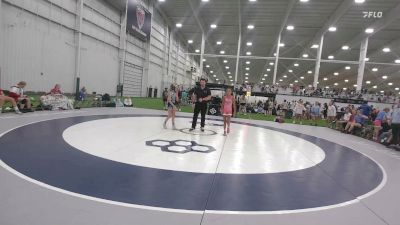 80 lbs Kenzie Hager, Minnesota vs Delaney Hardy, Nebraska