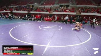 126 lbs 2nd Wrestleback And Semi-finals(16 Team) - Cleveland Scott, Katy vs Cole Sides, Dripping Springs