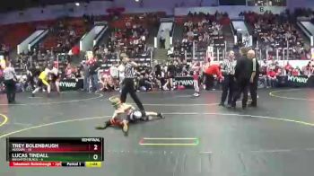 77 lbs Semis & 1st Wrestleback (8 Team) - Lucas Tindall, Brighton Black vs Trey Bolenbaugh, Hudson