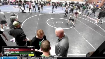 144 lbs Cons. Round 3 - Alessandro Rush, Lake Stevens vs Tanner Williams, Kellogg