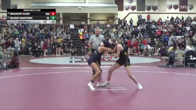 105 lbs Round 3 - Maisie Martinez, Iowa City Liberty vs Meadow Glew, Vinton-Shellsburg