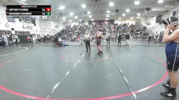 190 lbs Champ. Round 1 - Eduardo Ramirez, Santa Ana Valley vs Arturo Flores, Colton