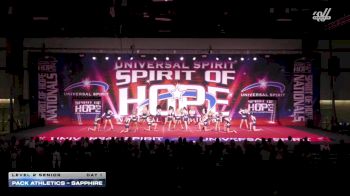 Pack Athletics - Sapphire [2026 L2 Senior Day 1] 2026 Spirit of Hope Grand Nationals