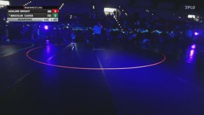 50 lbs Quarters - Adaline Bright, Roy Wrestling Club vs Brixxlin Caves, Evanston Elite