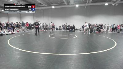 125 lbs Champ. Round 1 - Christopher Belmonte, Curby 3 Style Wrestling Club vs Jaret Peterson, Viking RTC