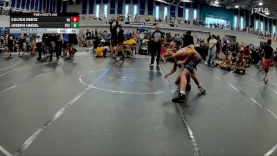 115 lbs Cons. Round 2 - Colton Rentz, Glynn Academy vs Joseph Heigel, FL Scorpions Wrestling Club